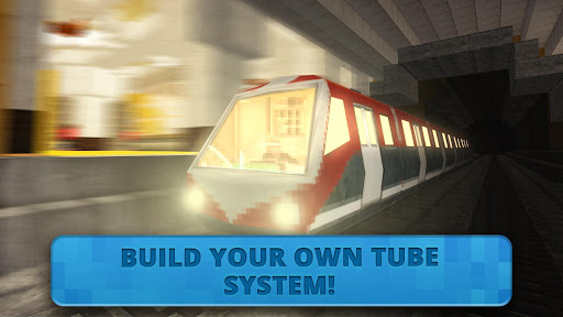 اسکرین شات 7 بازی Subway Craft: Build Big City & Ride Block Train 3D