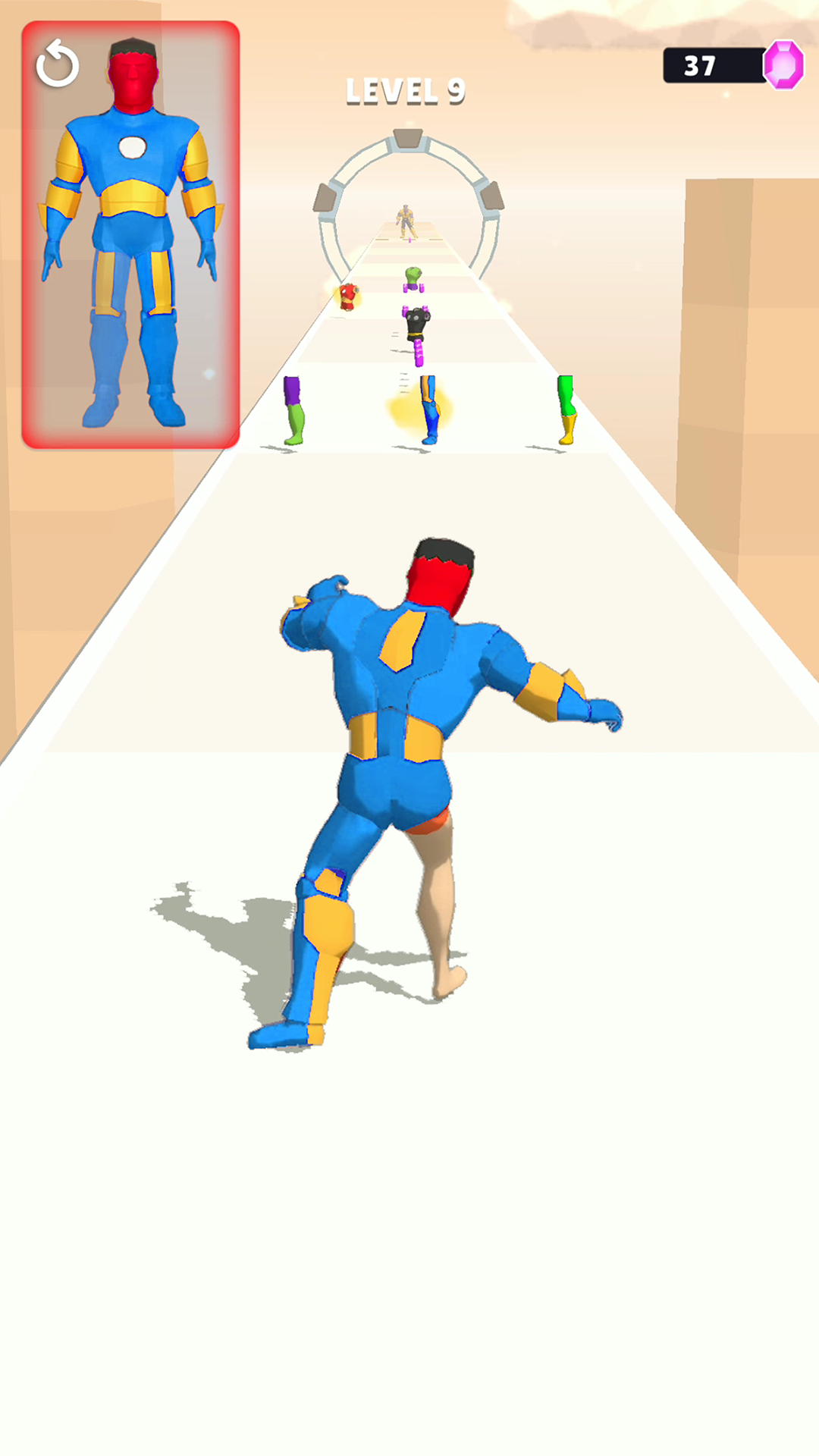 اسکرین شات 4 بازی Mashup Hero: Superhero Games