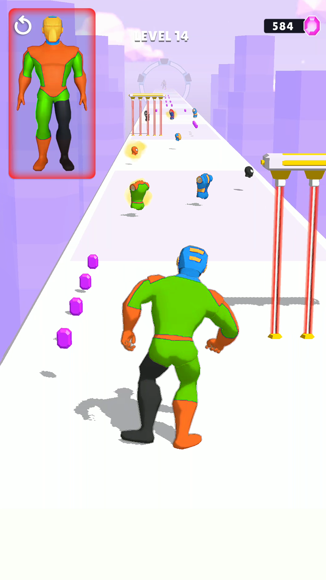 اسکرین شات 5 بازی Mashup Hero: Superhero Games