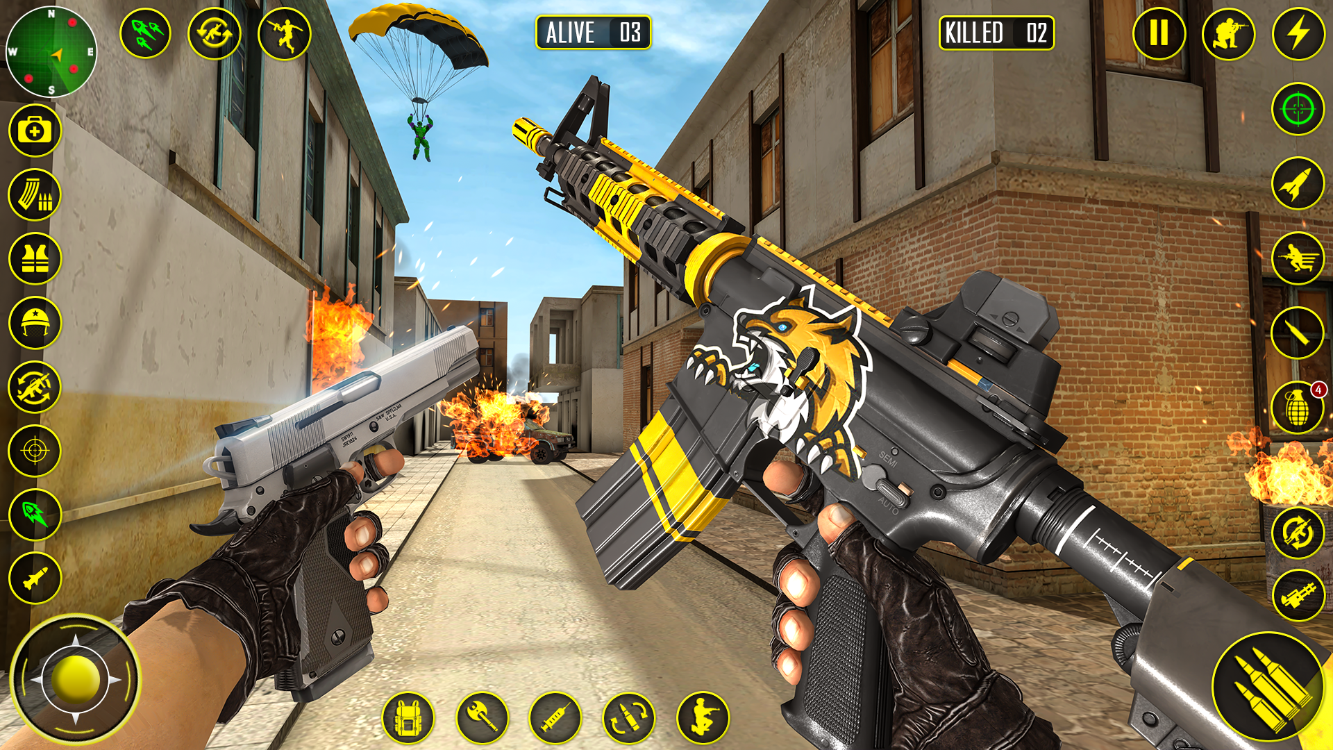 اسکرین شات 3 برنامه Fps Robot Shooting : Gun Games