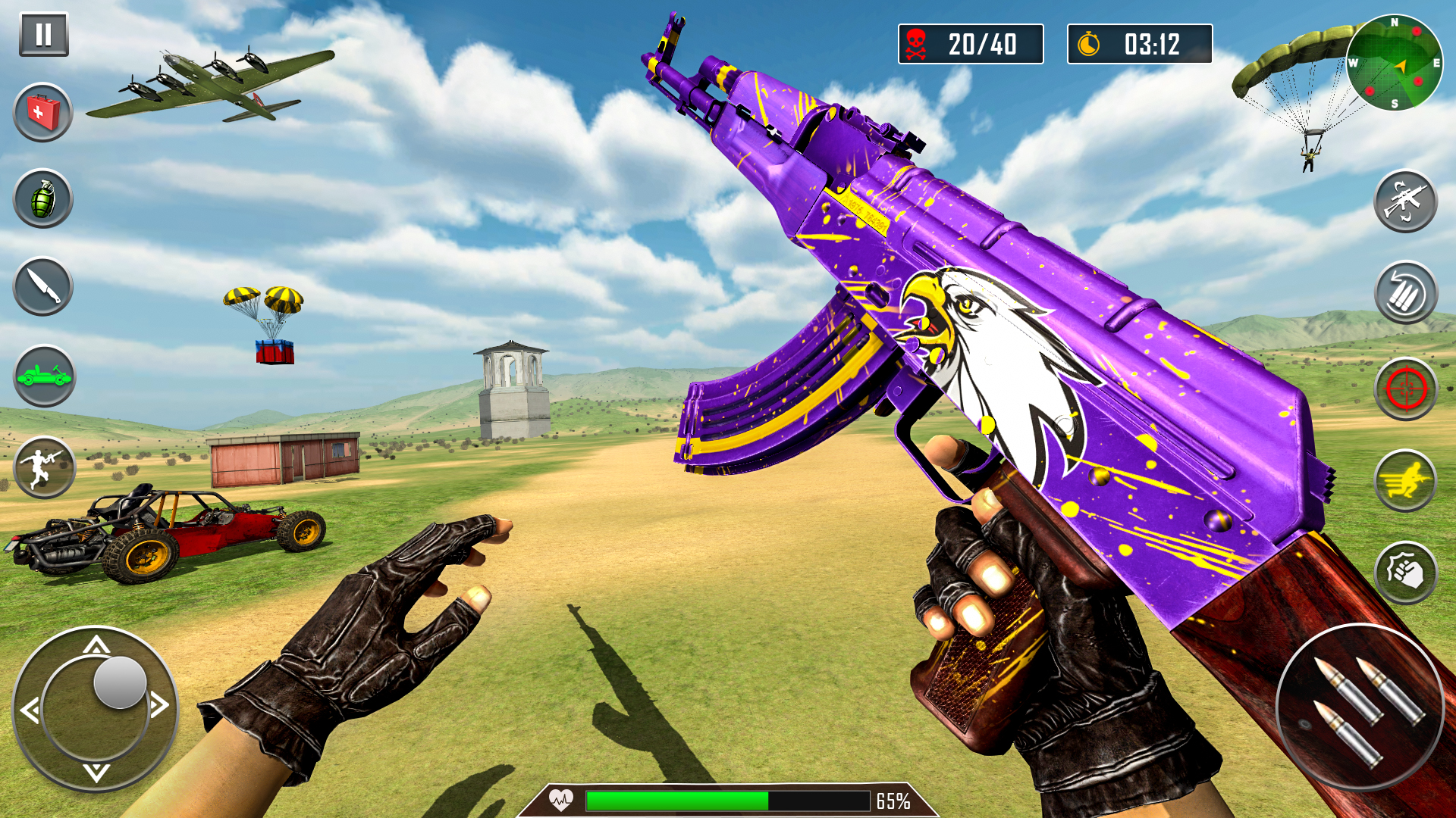 اسکرین شات 1 برنامه Fps Robot Shooting : Gun Games