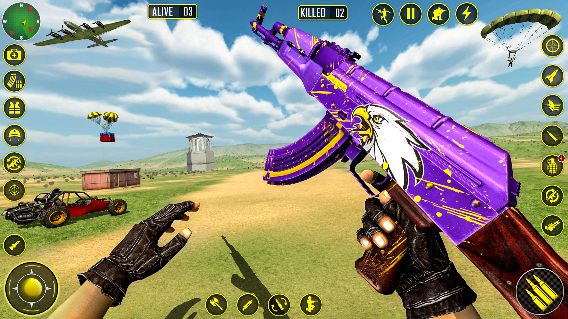 اسکرین شات 1 برنامه Fps Robot Shooting : Gun Games