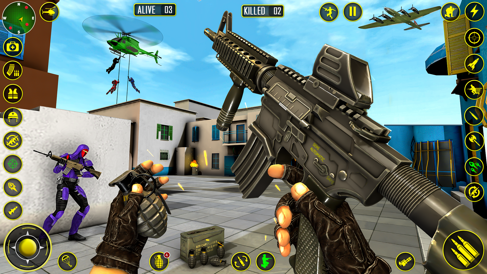 اسکرین شات 4 برنامه Fps Robot Shooting : Gun Games