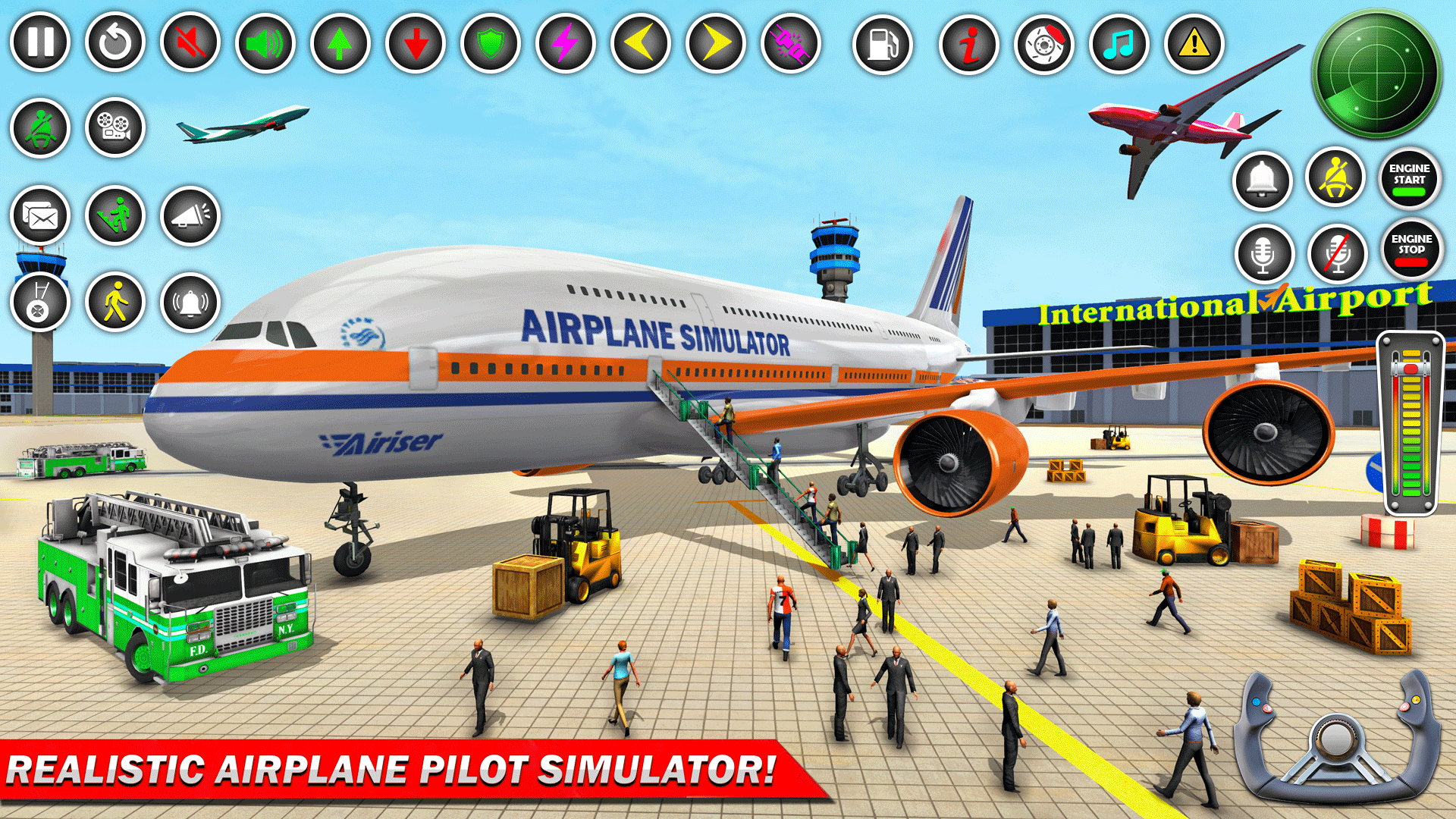 اسکرین شات 1 بازی Airplane Games Offline