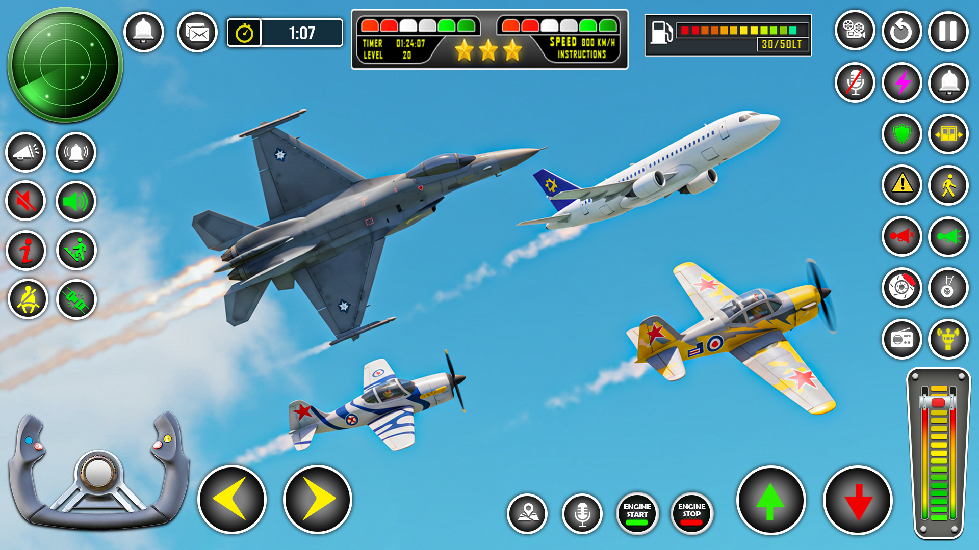 اسکرین شات 7 بازی Airplane Pilot Flight Game