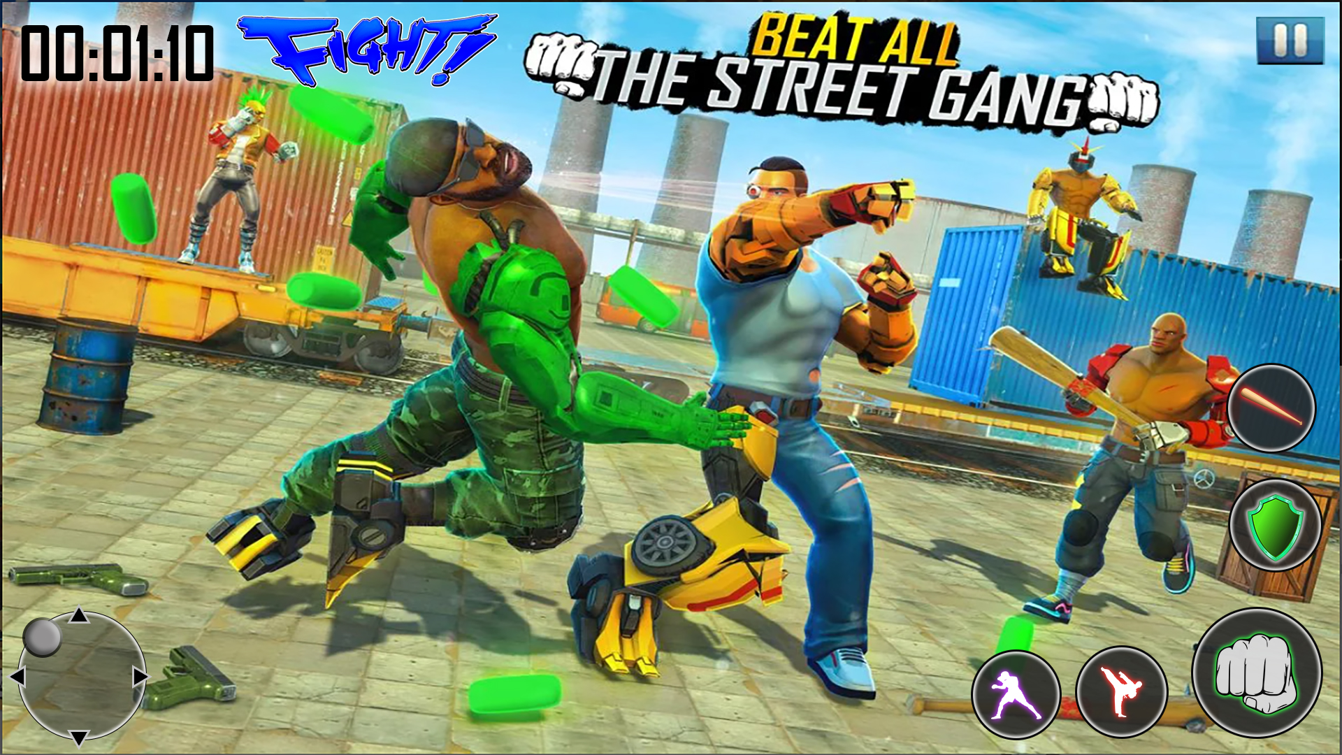 اسکرین شات 5 بازی Kung Fu Karate Fighting Game