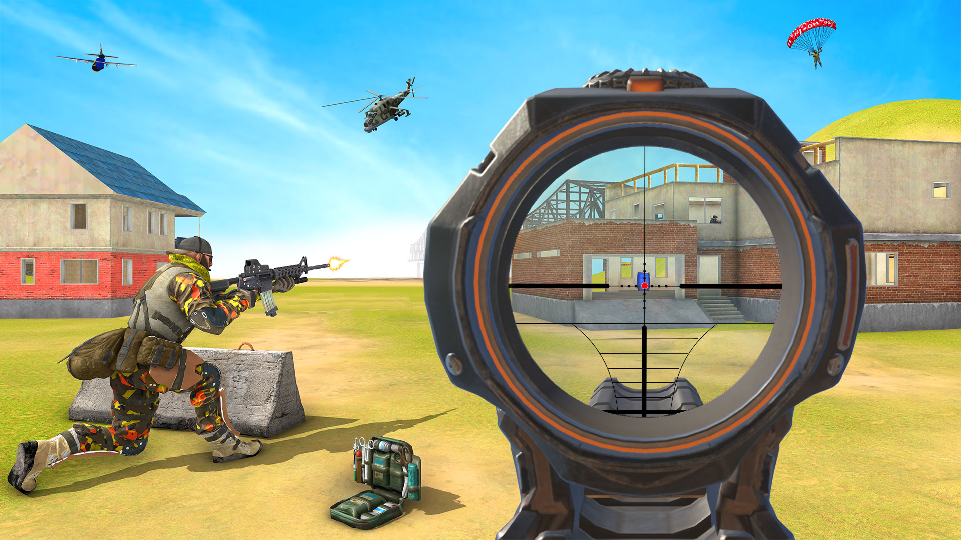 اسکرین شات 2 بازی Shooting Games: Gun Games 3D