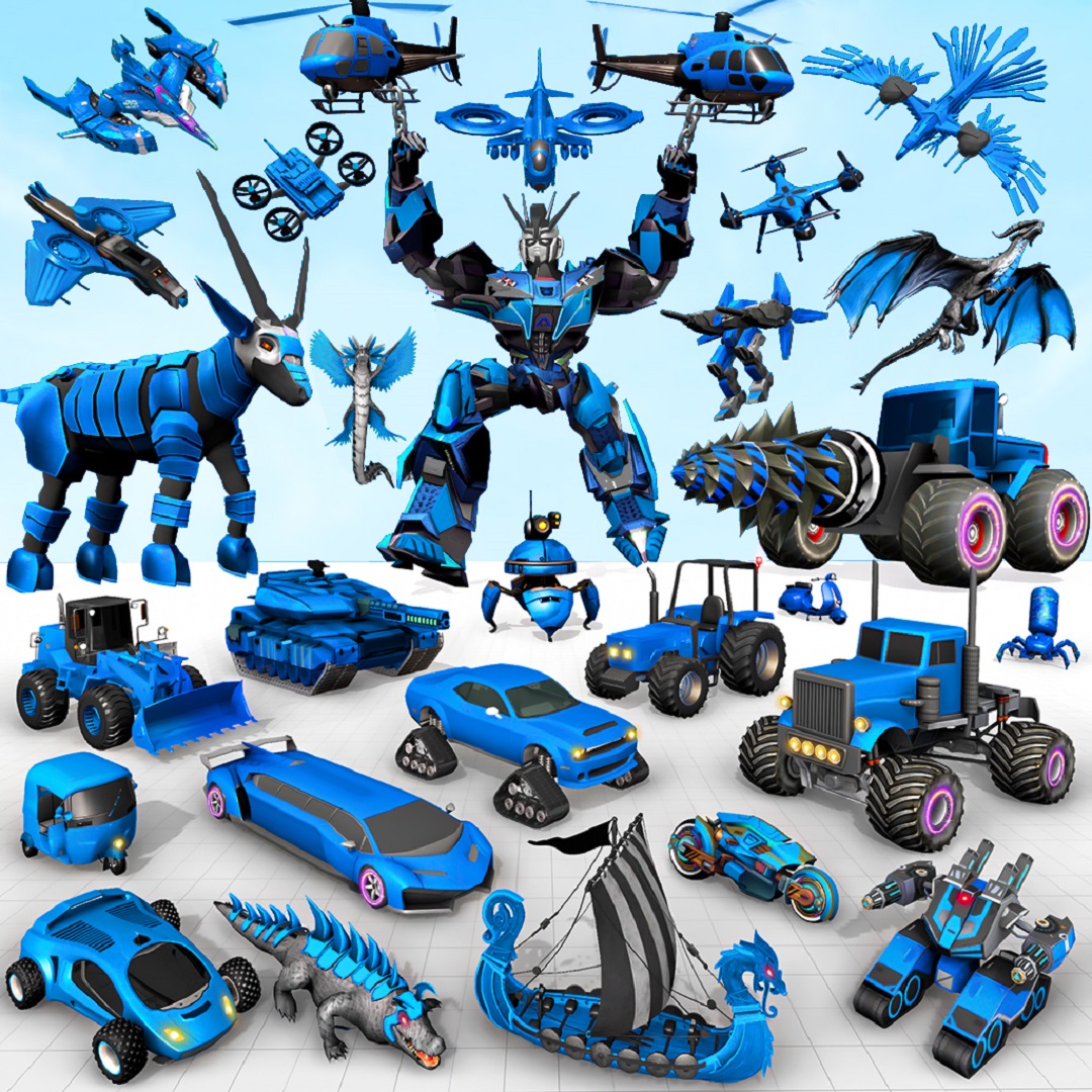 اسکرین شات 1 برنامه Goat Robot Car Game:Robot Game