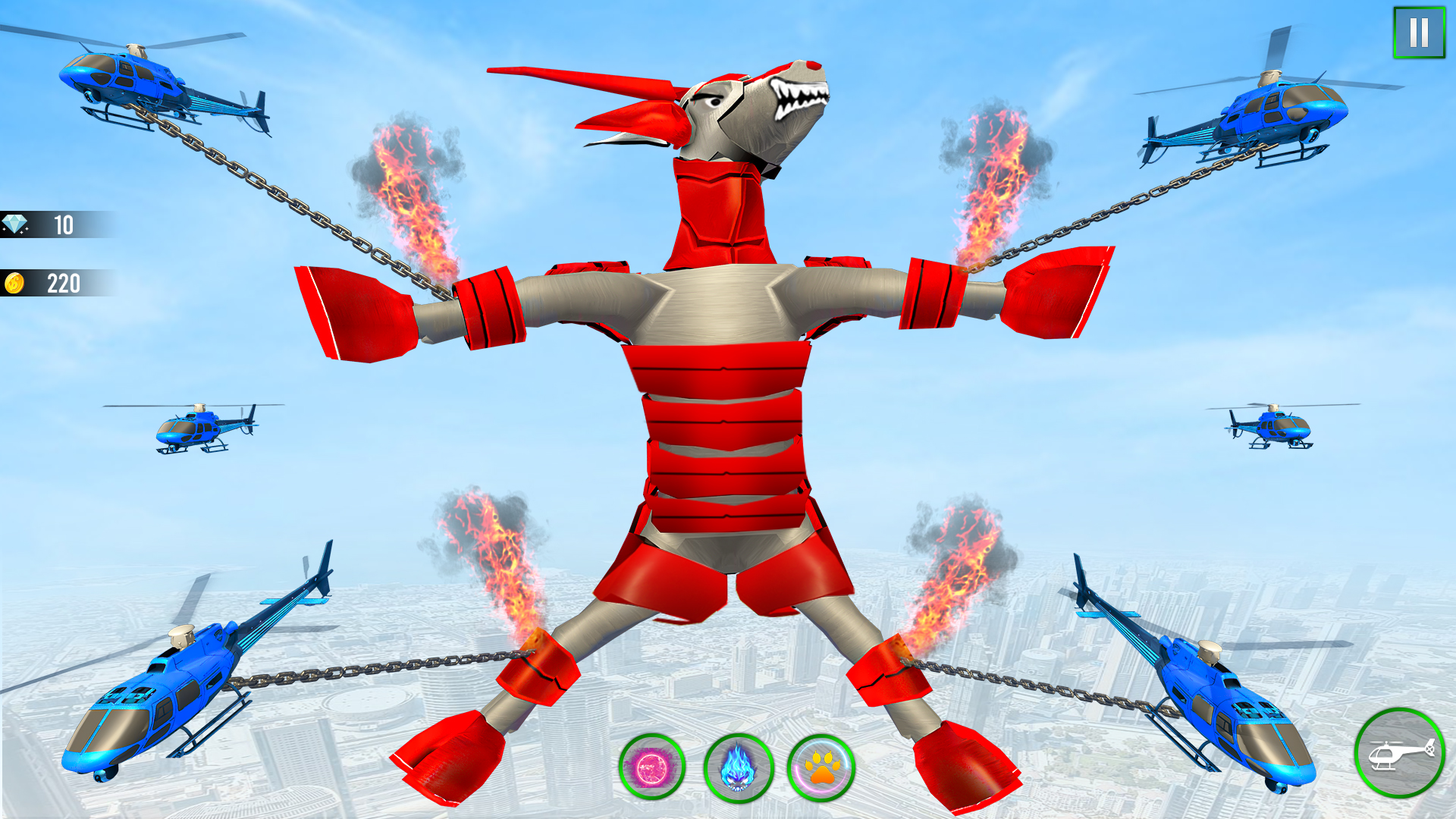 اسکرین شات 6 برنامه Goat Robot Car Game:Robot Game