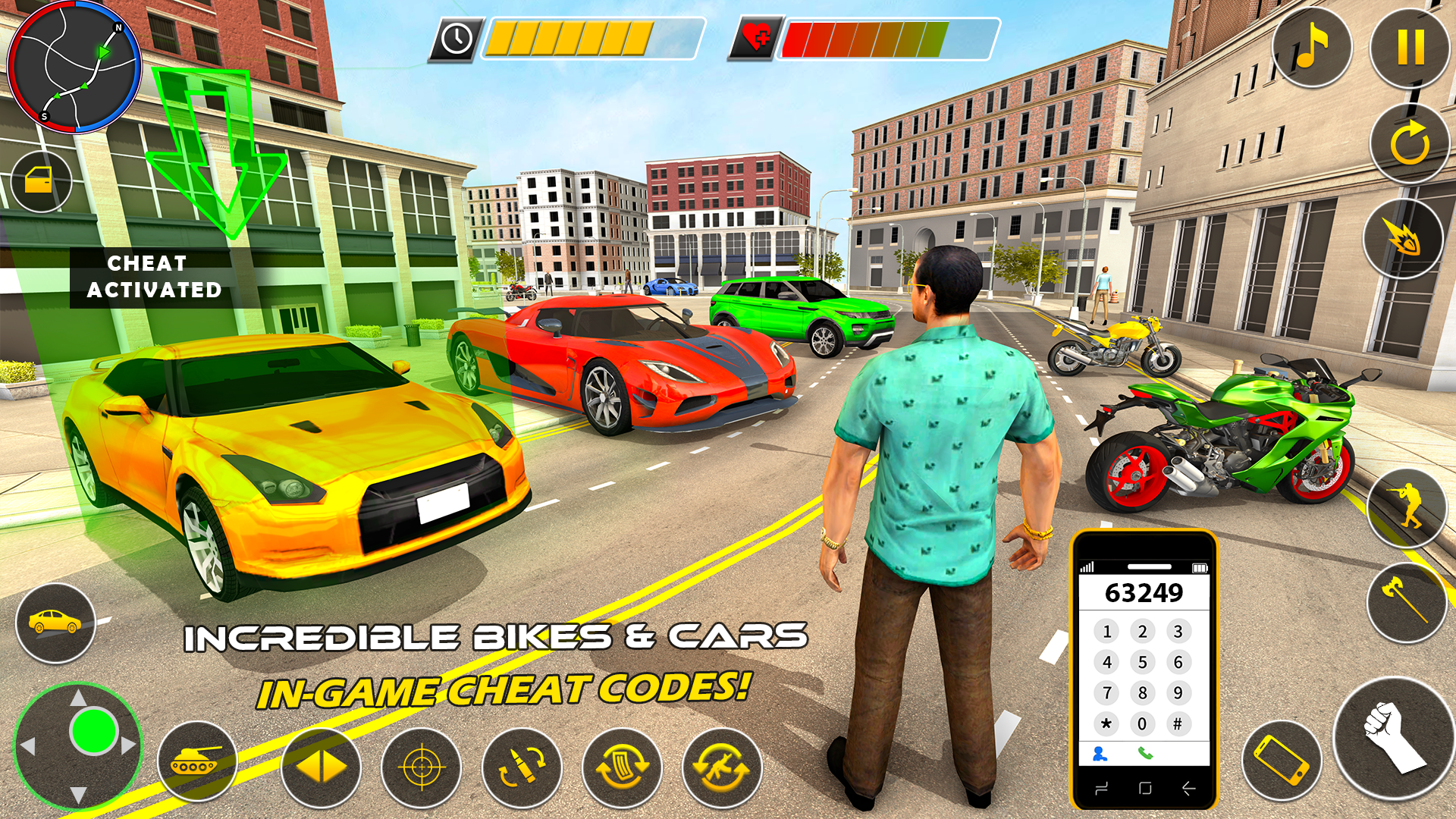 اسکرین شات 5 برنامه Indian Car Simulator 3d