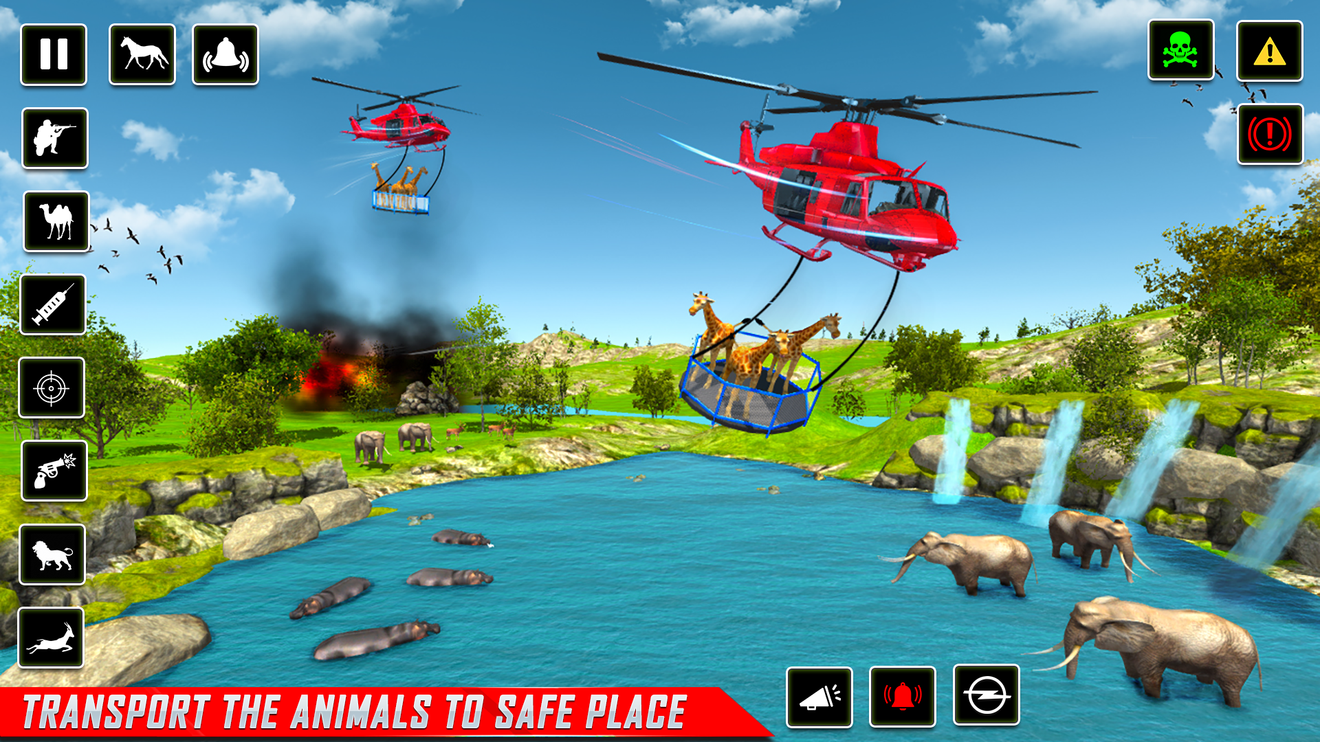 اسکرین شات 4 برنامه Police Robot Animal Rescue 3D