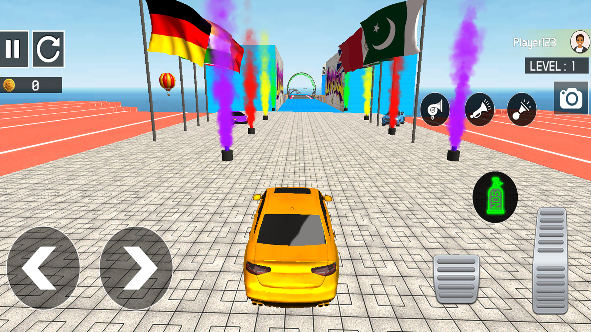 اسکرین شات 4 برنامه Car Stunt Games 3d - Ramp Car