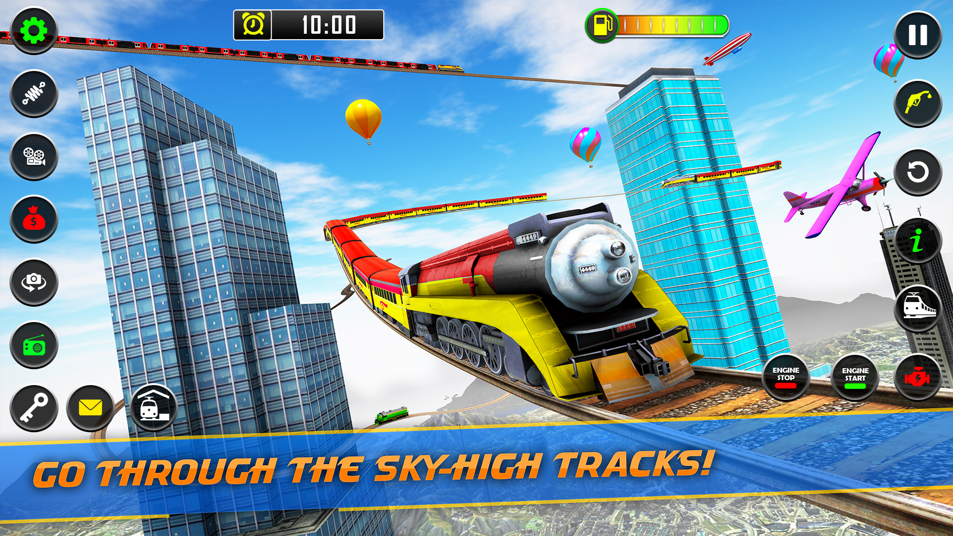 اسکرین شات 7 برنامه Mega Ramp Train Stunt Game