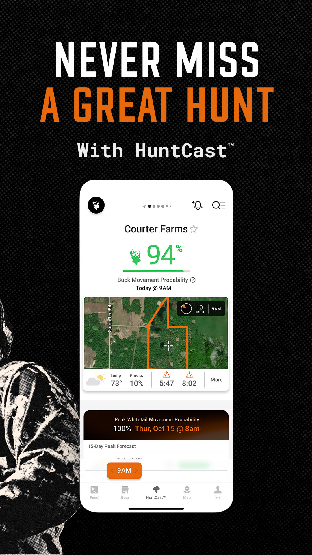 اسکرین شات 2 برنامه HuntWise: A Better Hunting App