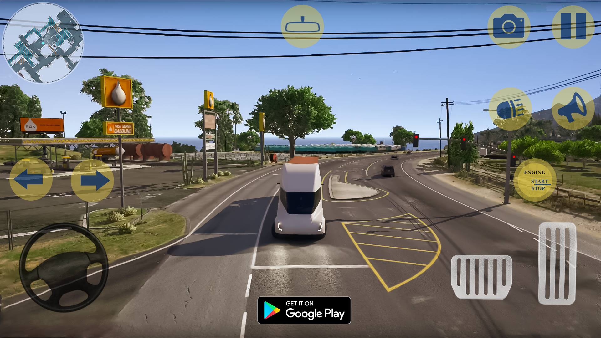 اسکرین شات 1 بازی US Cargo Truck Games 3D
