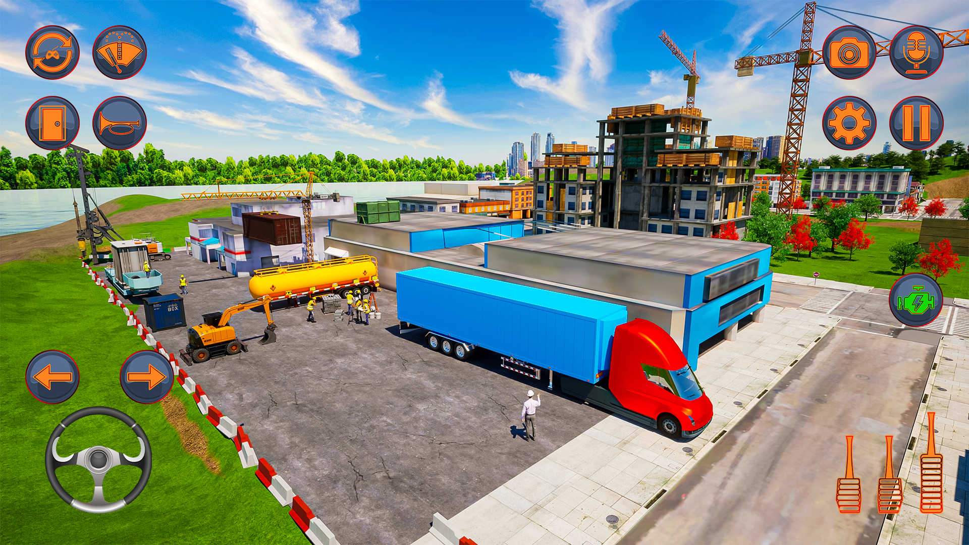 اسکرین شات 4 بازی US Cargo Truck Games 3D