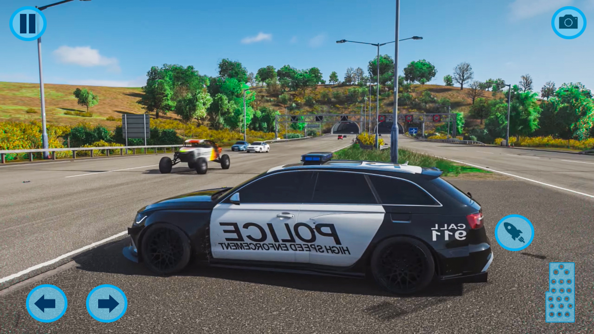 اسکرین شات 4 بازی Police Cop Chase Racing Sim
