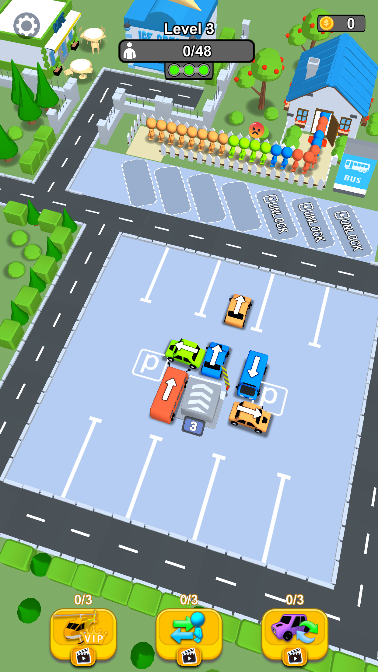 اسکرین شات 1 بازی Bus Chaos: Match & Parking Jam