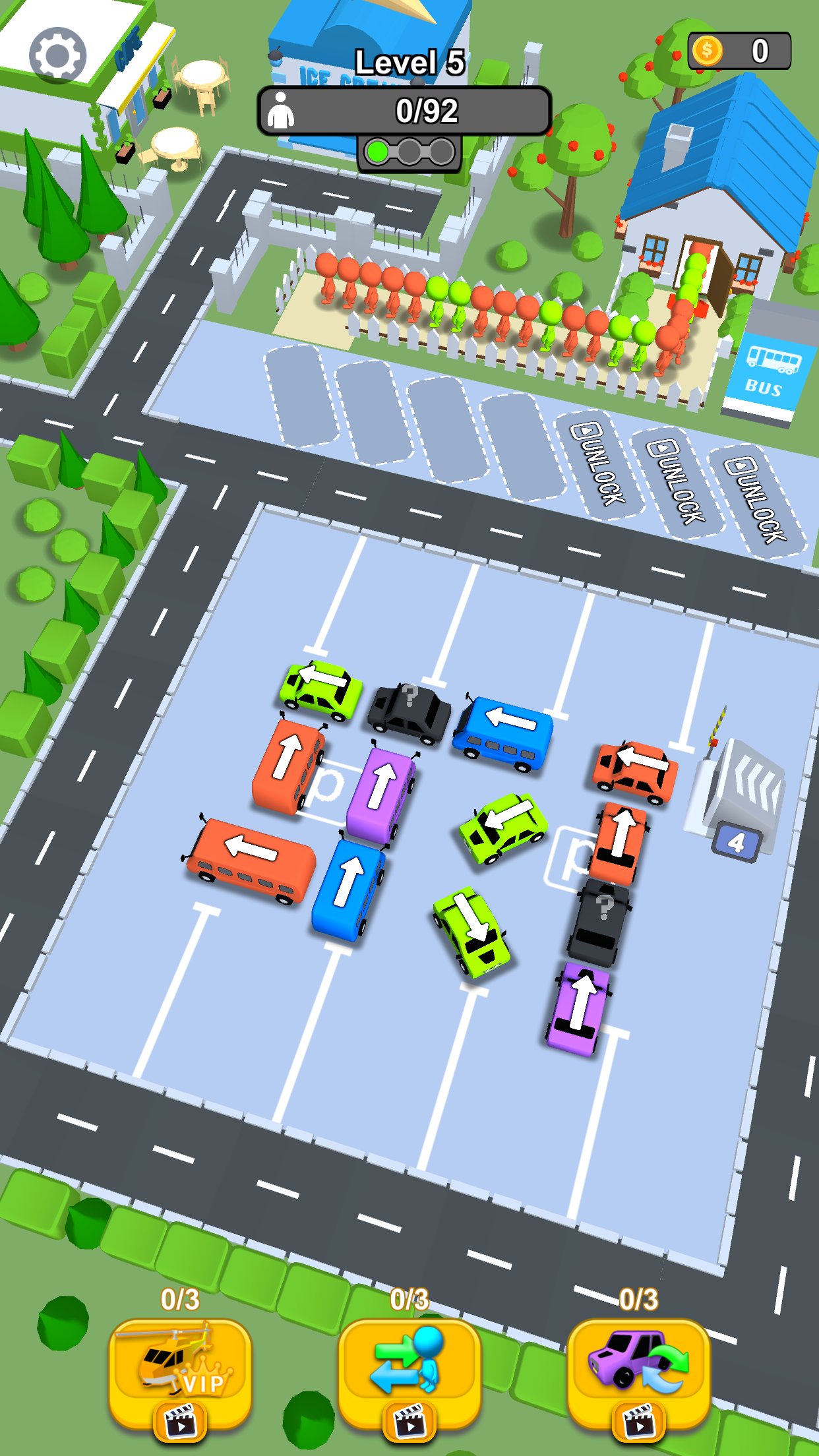 اسکرین شات 2 بازی Bus Chaos: Match & Parking Jam