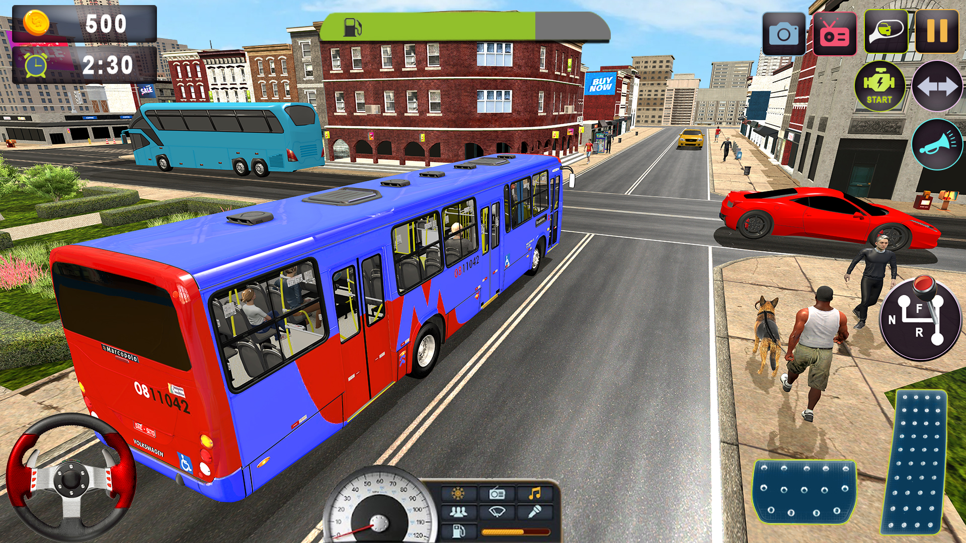 اسکرین شات 6 بازی Passenger Bus Driving Games 3D