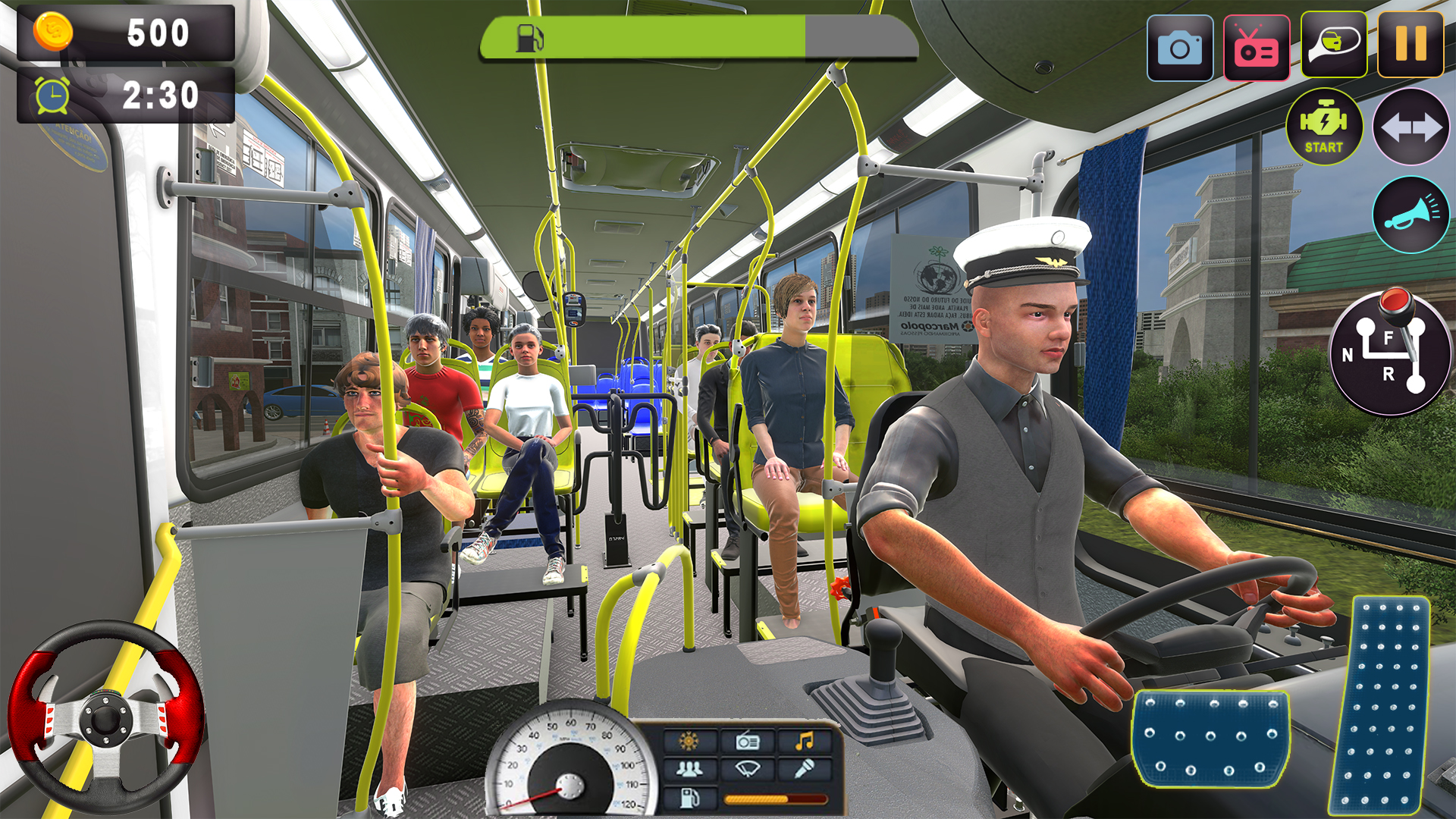 اسکرین شات 7 بازی Passenger Bus Driving Games 3D