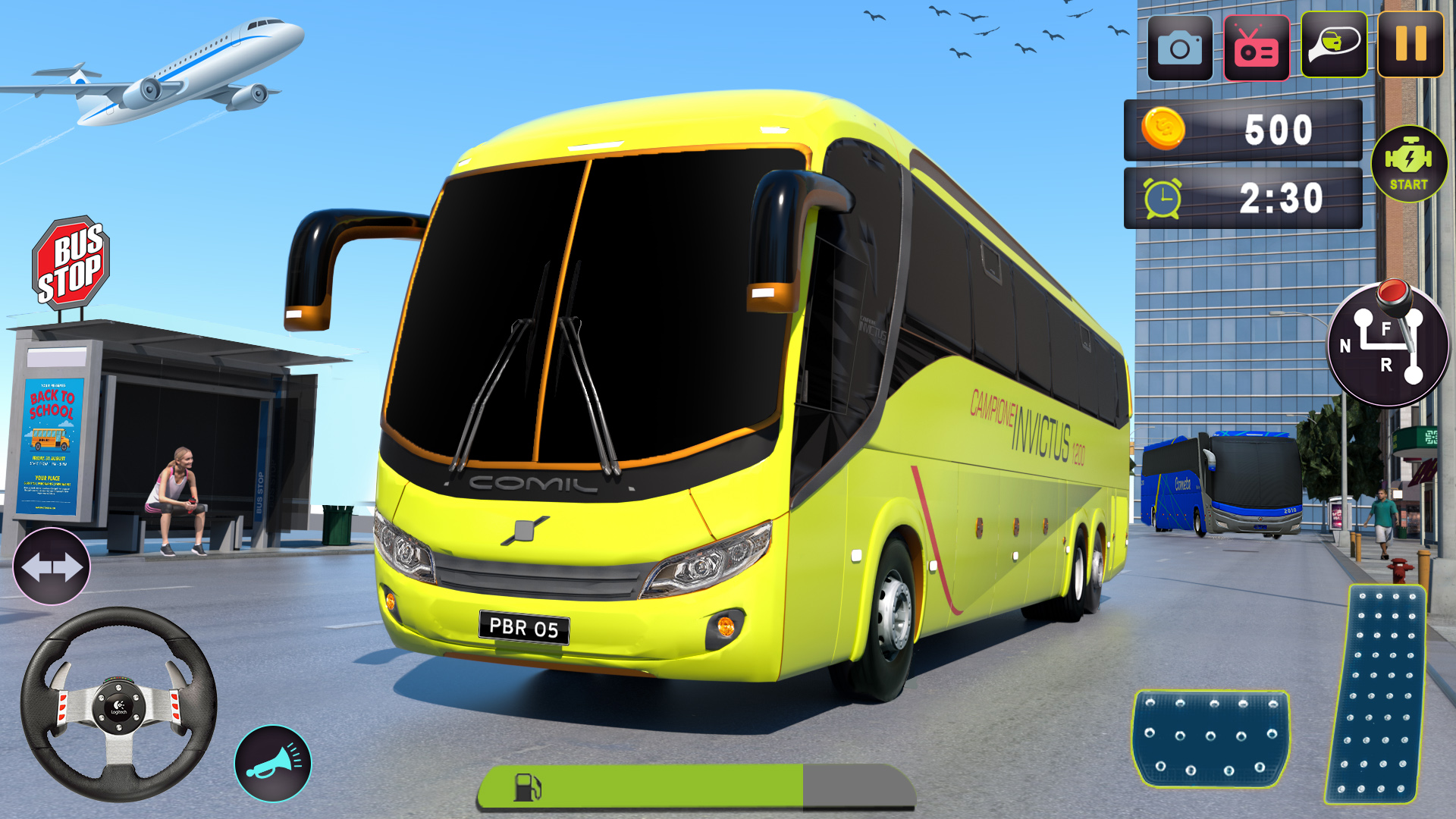 اسکرین شات 8 بازی Passenger Bus Driving Games 3D