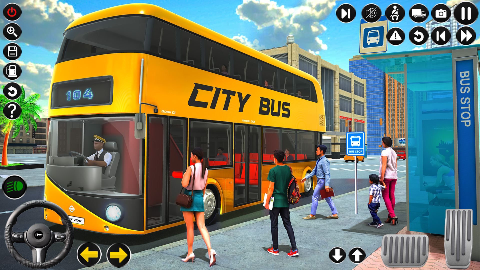 اسکرین شات 1 بازی Passenger Bus Driving Games 3D