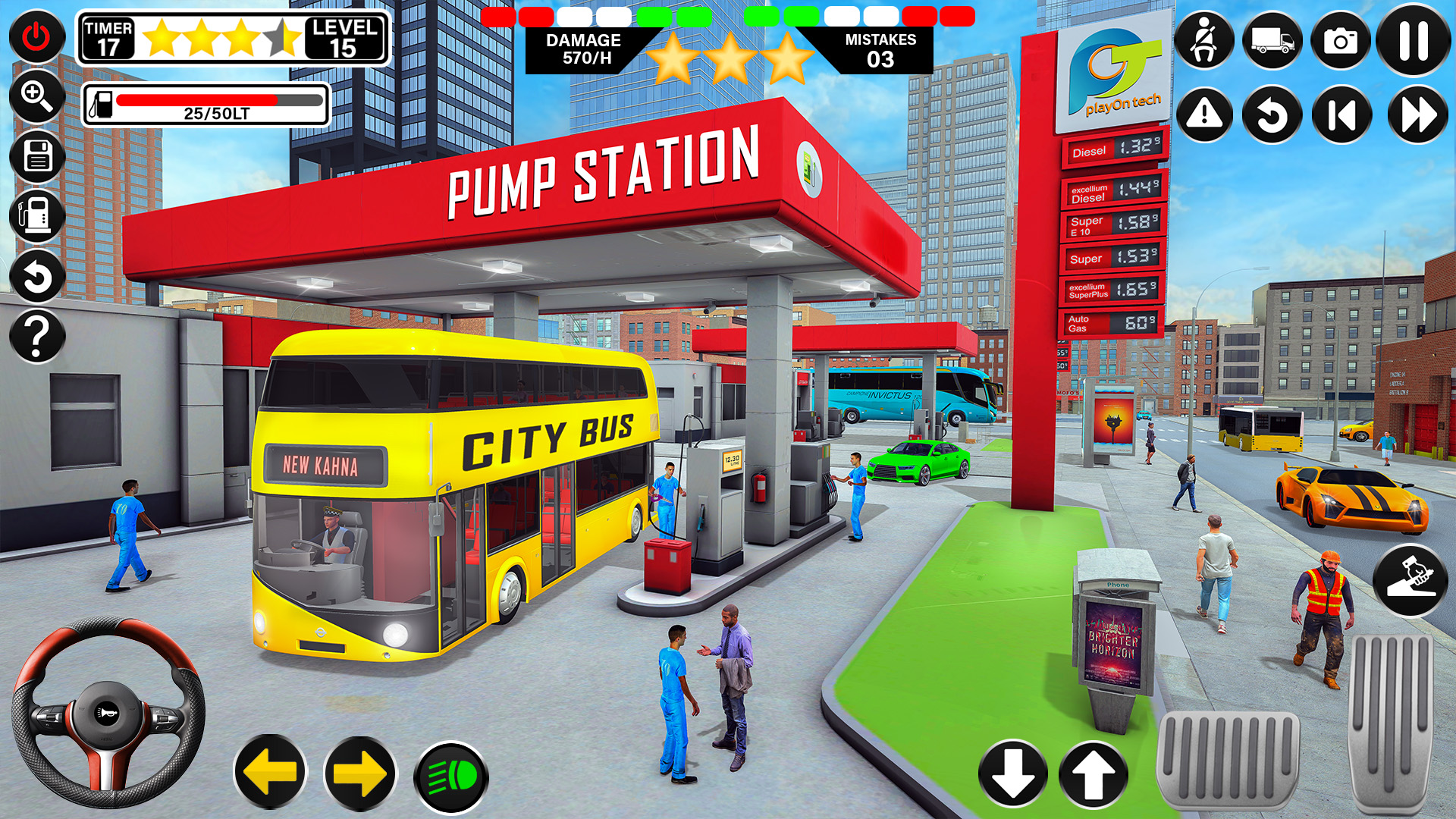 اسکرین شات 3 بازی Passenger Bus Driving Games 3D