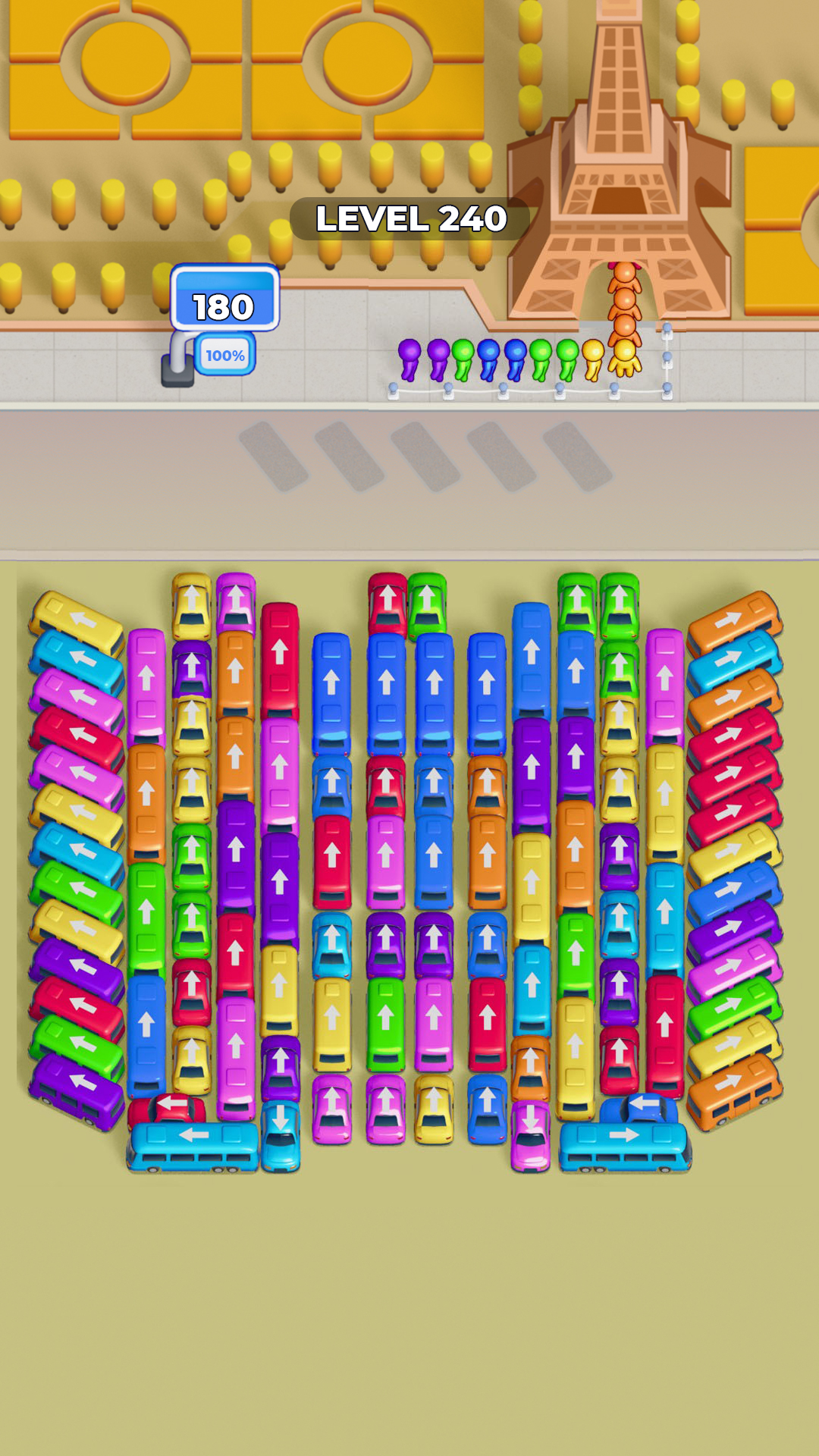 اسکرین شات 5 بازی Bus Sort: Color Parking Jam