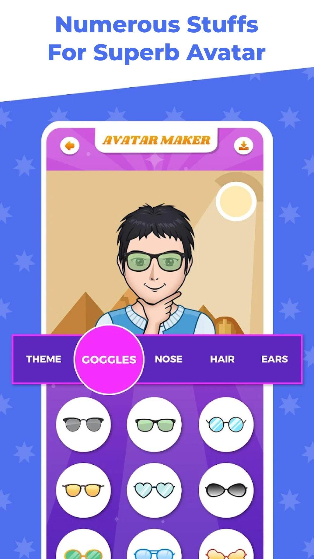 اسکرین شات 5 برنامه Avatar Maker Cartoon Character