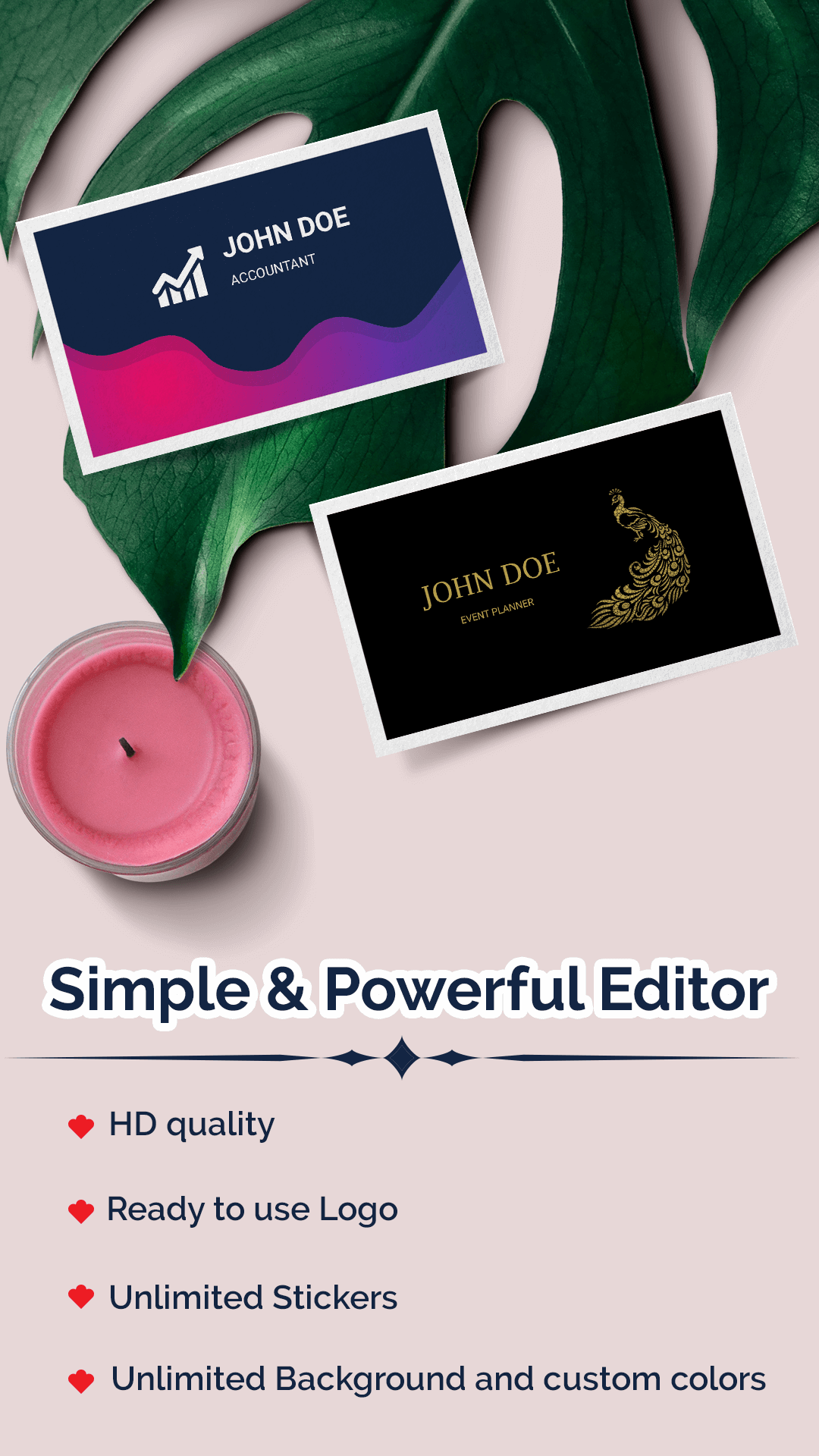 اسکرین شات 6 برنامه Business Card Maker, Templates