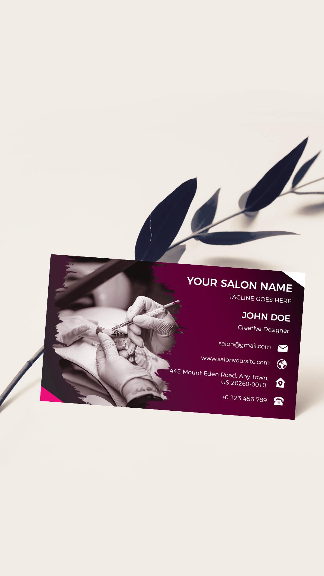 اسکرین شات 5 برنامه Visiting Card Maker With Photo