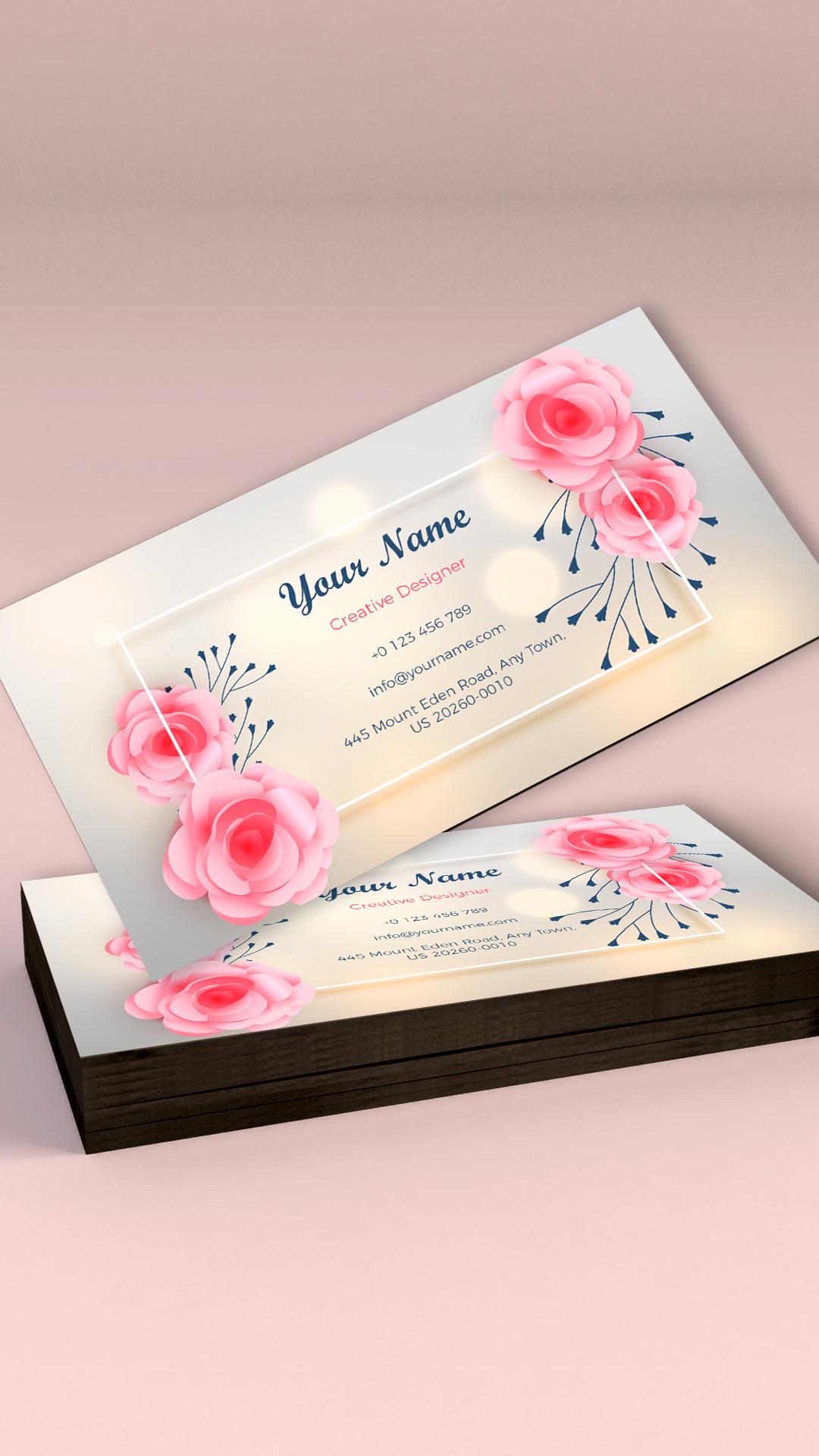 اسکرین شات 8 برنامه Visiting Card Maker With Photo