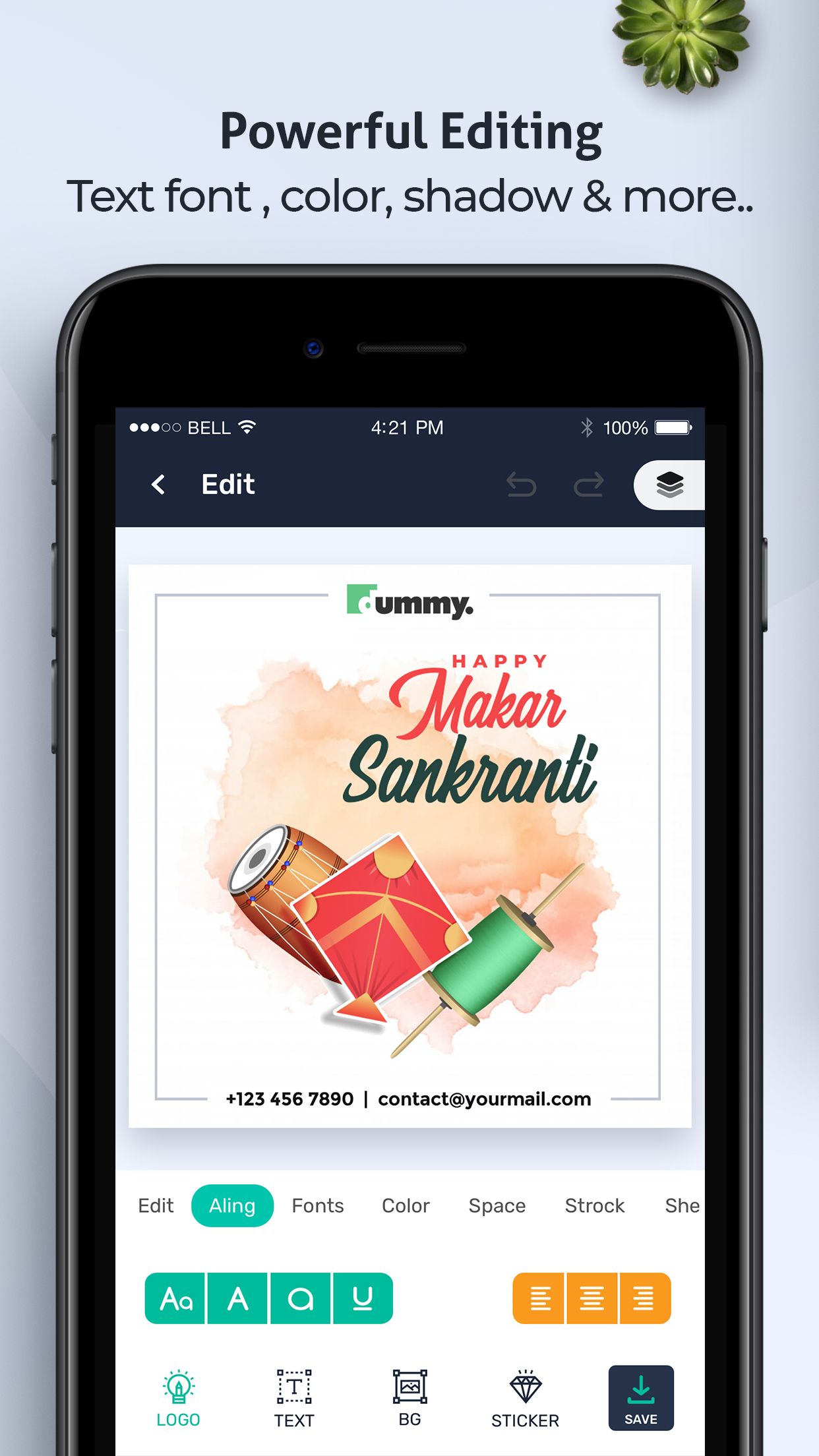 اسکرین شات 5 برنامه Festy : Post Maker