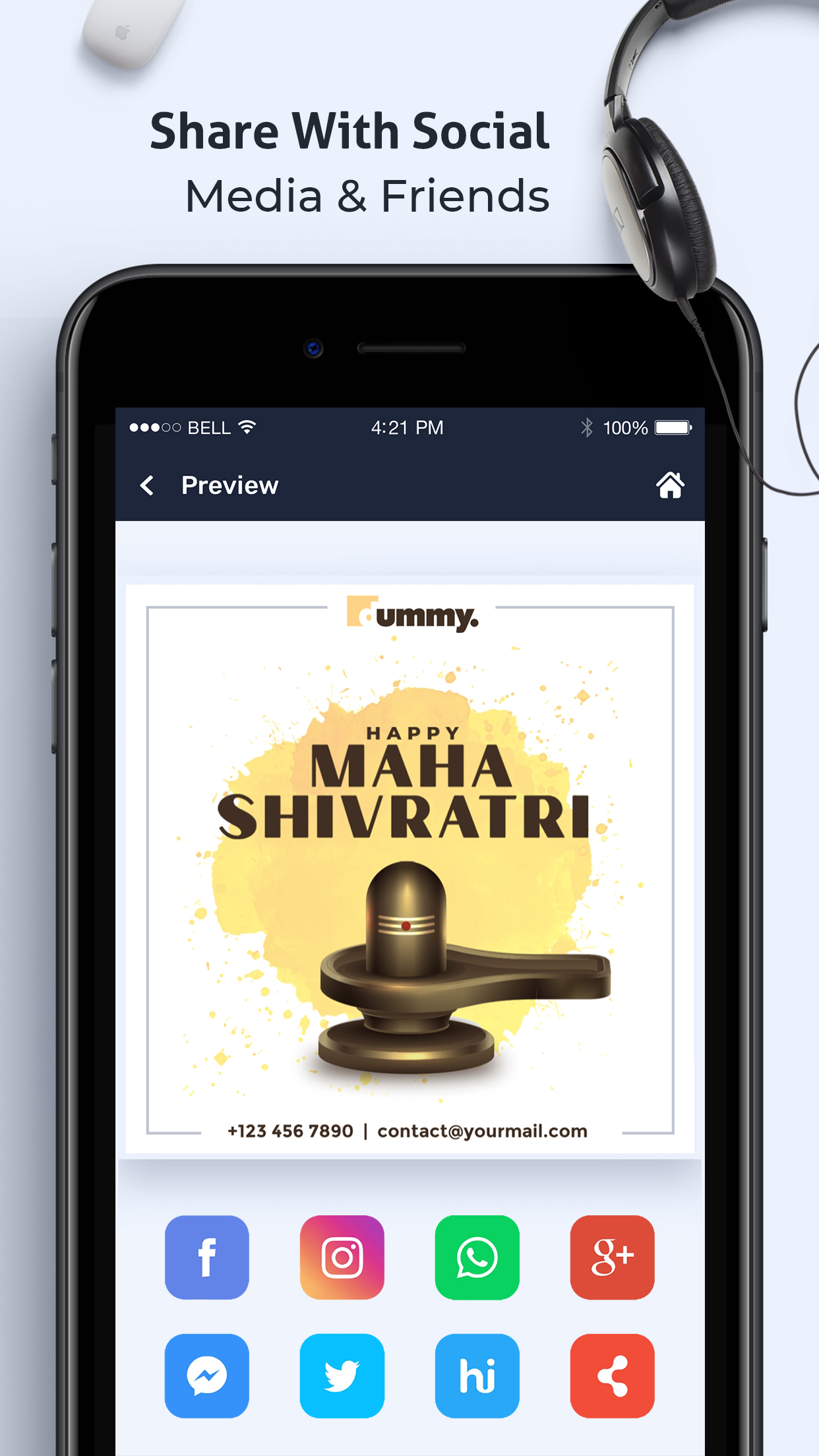 اسکرین شات 7 برنامه Festy : Post Maker