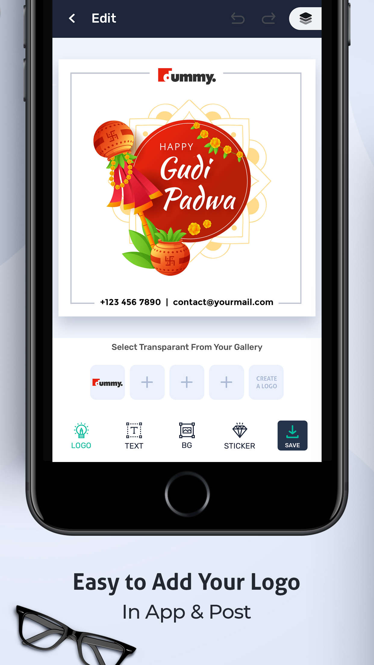 اسکرین شات 4 برنامه Festy : Post Maker