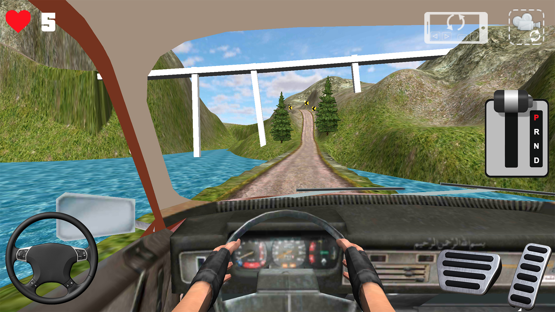 اسکرین شات 1 بازی Mountain Car Driving Game