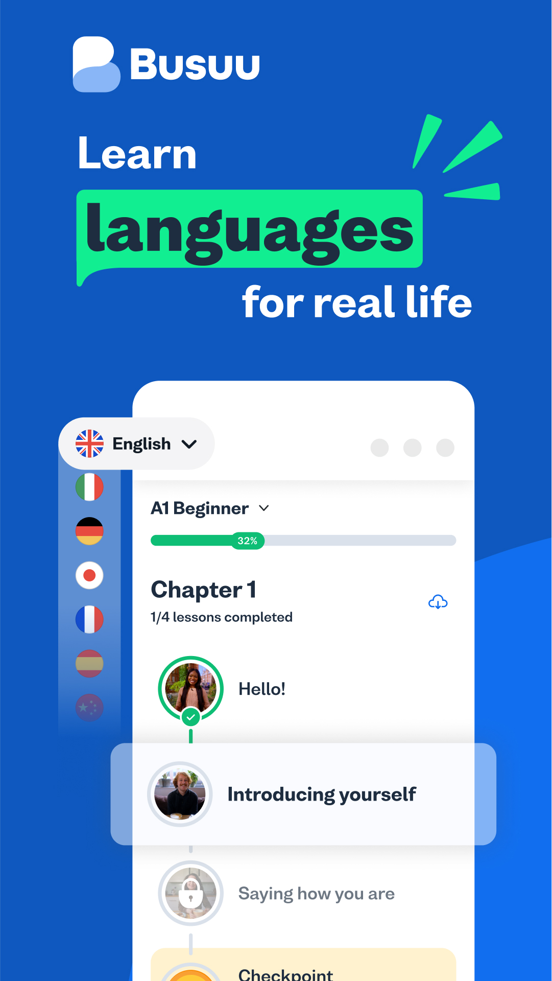 اسکرین شات 1 برنامه Busuu: Learn & Speak Languages