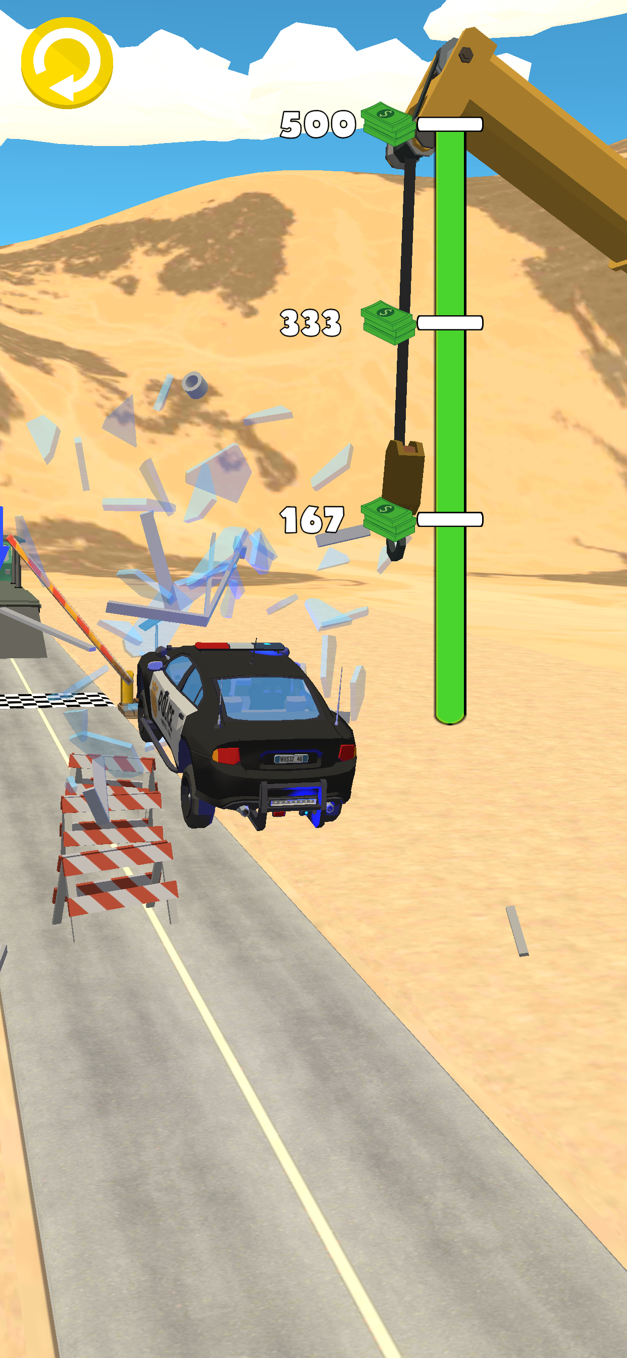 اسکرین شات 2 بازی Car Survival 3D