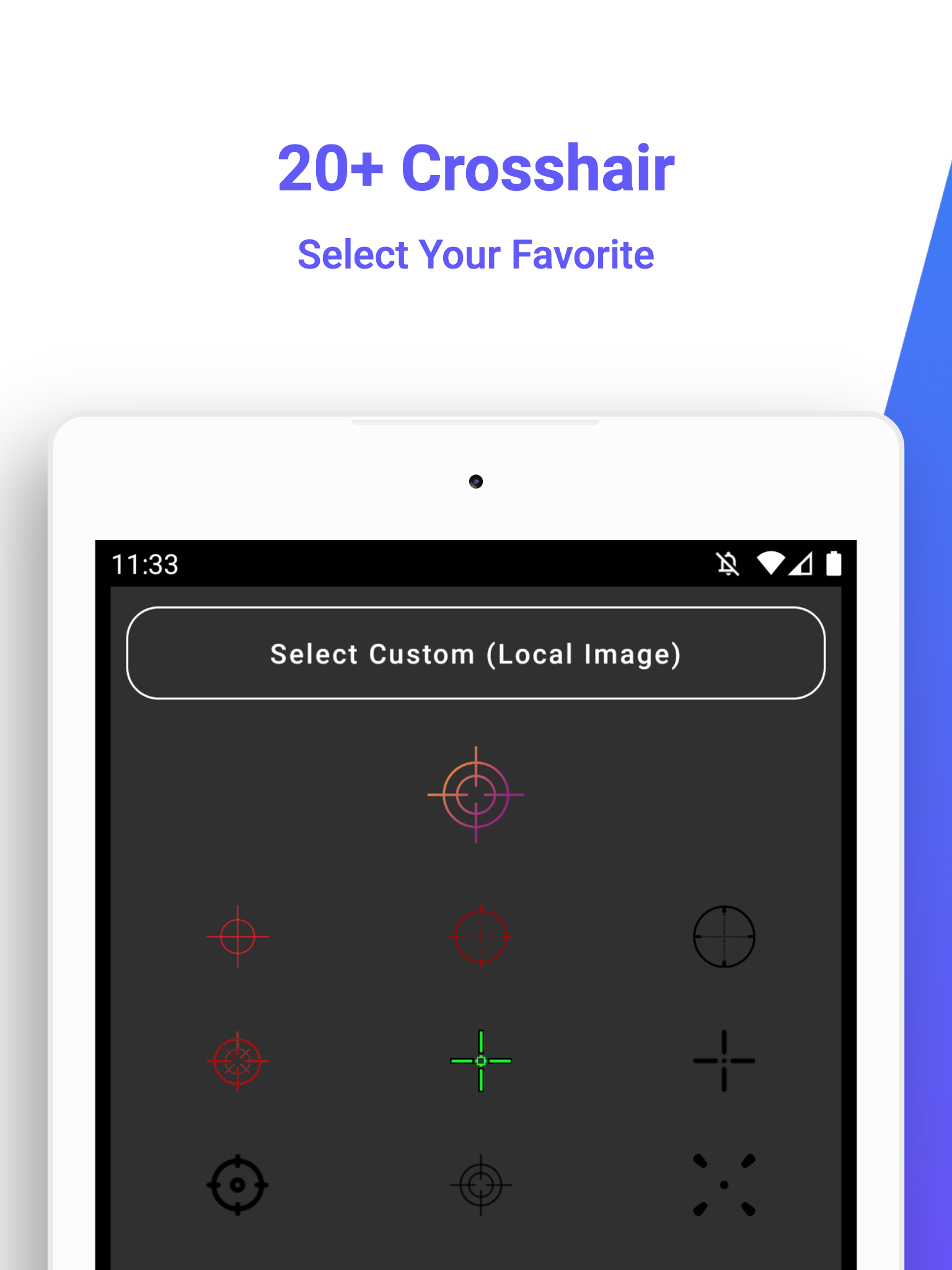 اسکرین شات 3 برنامه Custom Crosshair - Custom Aim