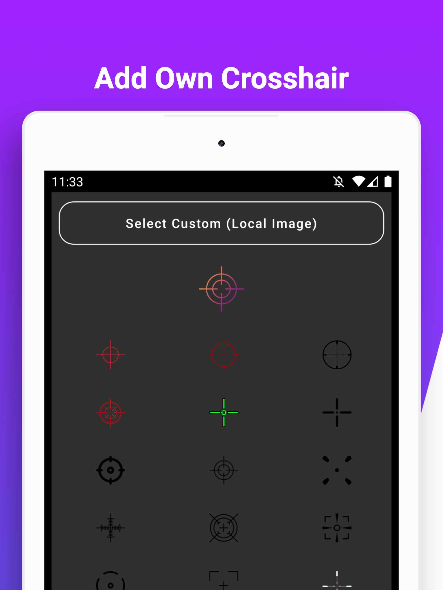 اسکرین شات 7 برنامه Custom Crosshair - Custom Aim