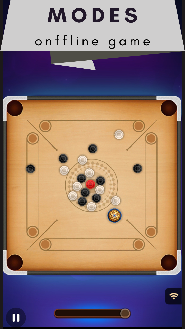 اسکرین شات 2 بازی Carrom Board Offline