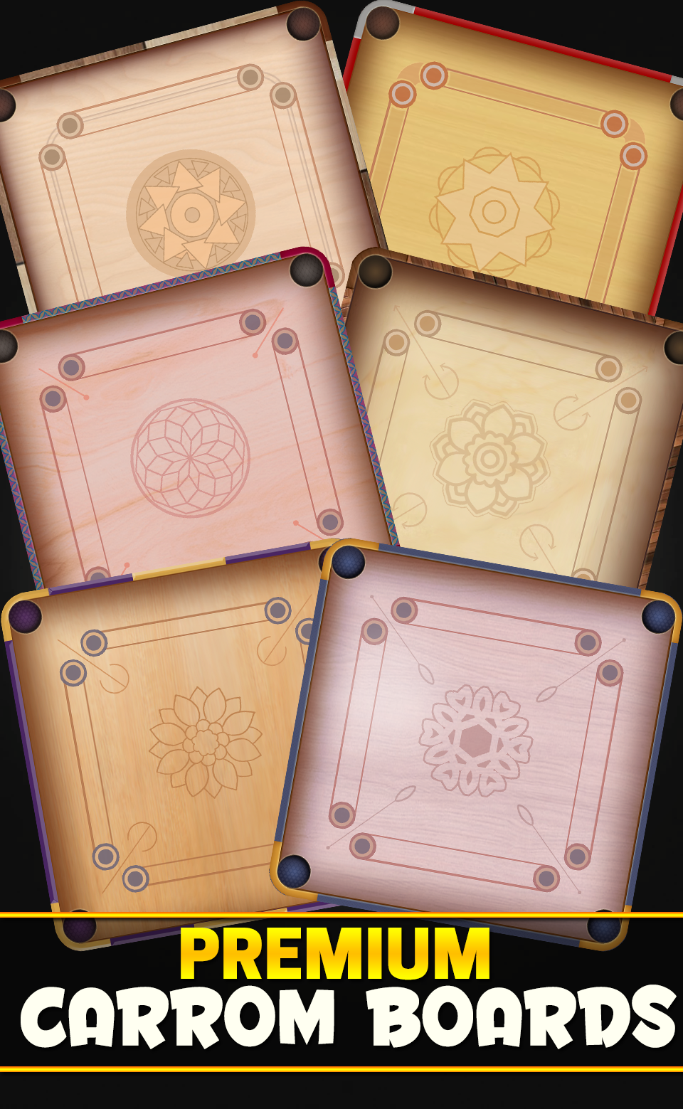 اسکرین شات 4 بازی Carrom Club: Real Carrom Board