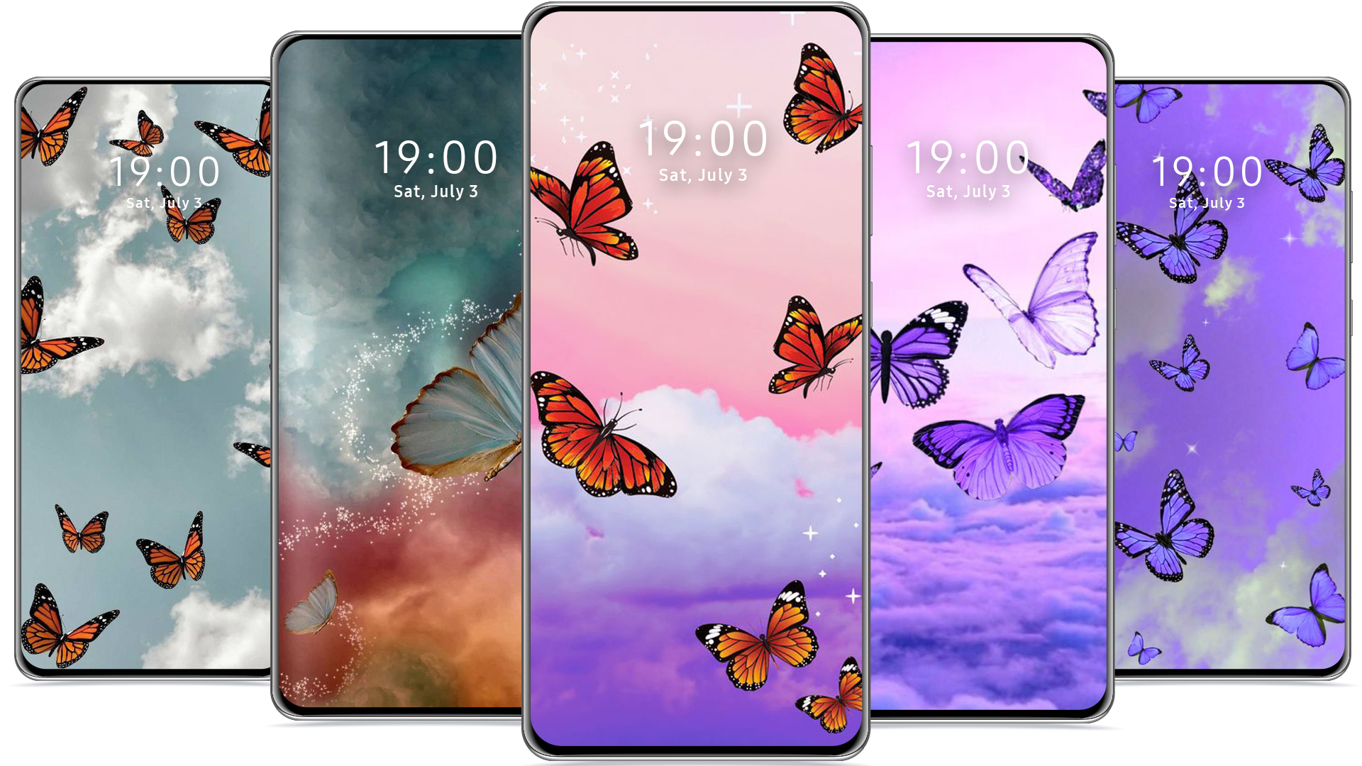 اسکرین شات 5 برنامه Butterfly Wallpaper