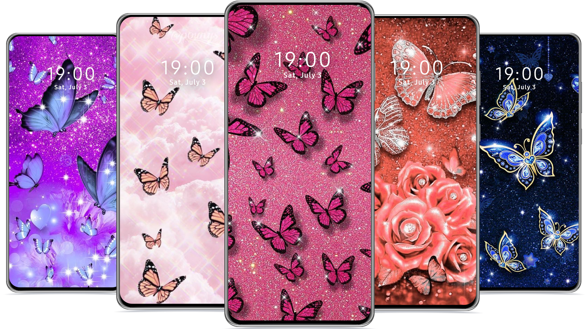 اسکرین شات 1 برنامه Butterfly Wallpaper