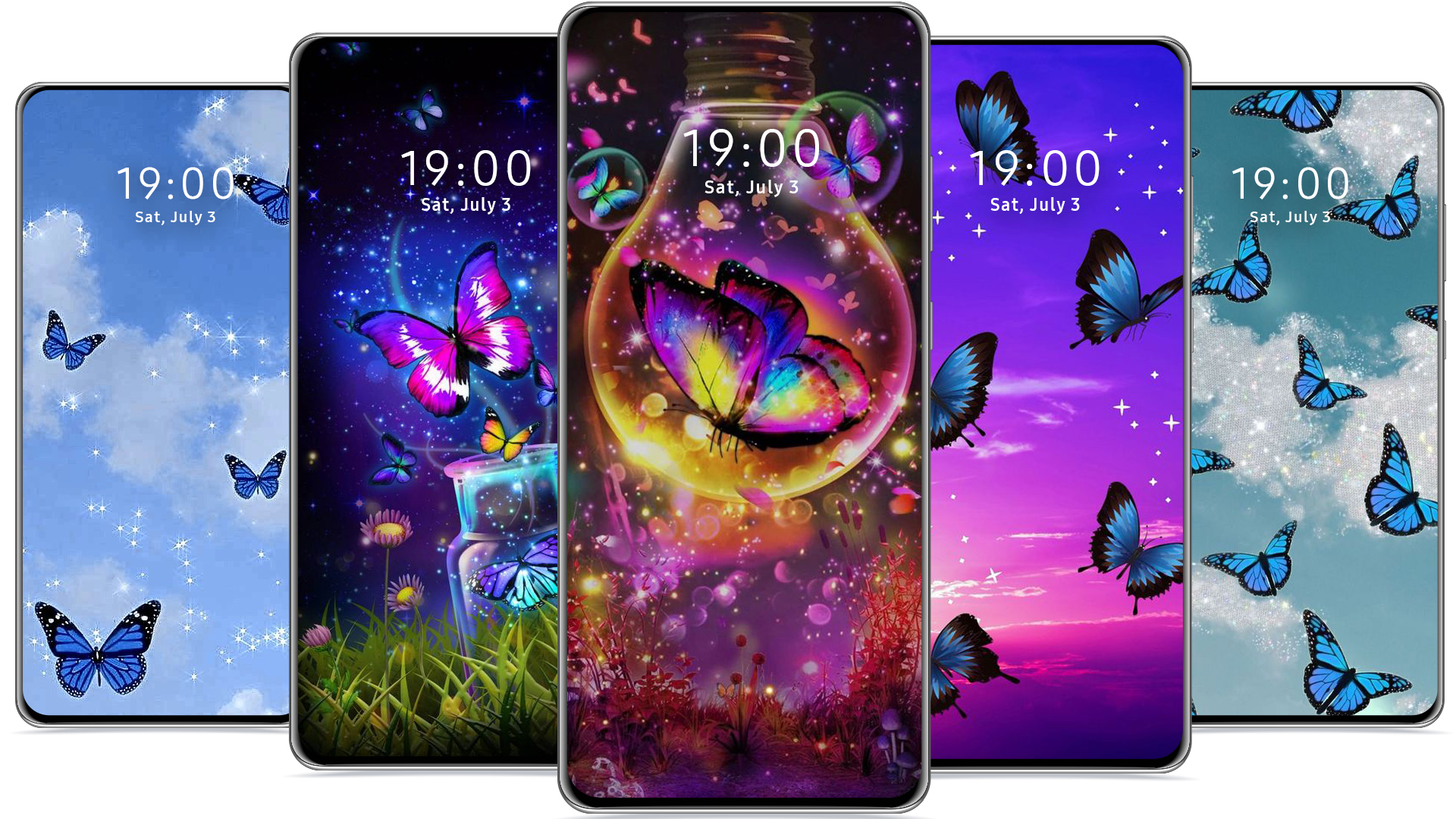 اسکرین شات 3 برنامه Butterfly Wallpaper