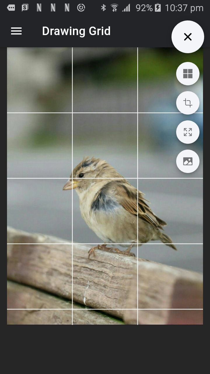 اسکرین شات 1 برنامه Drawing Grid