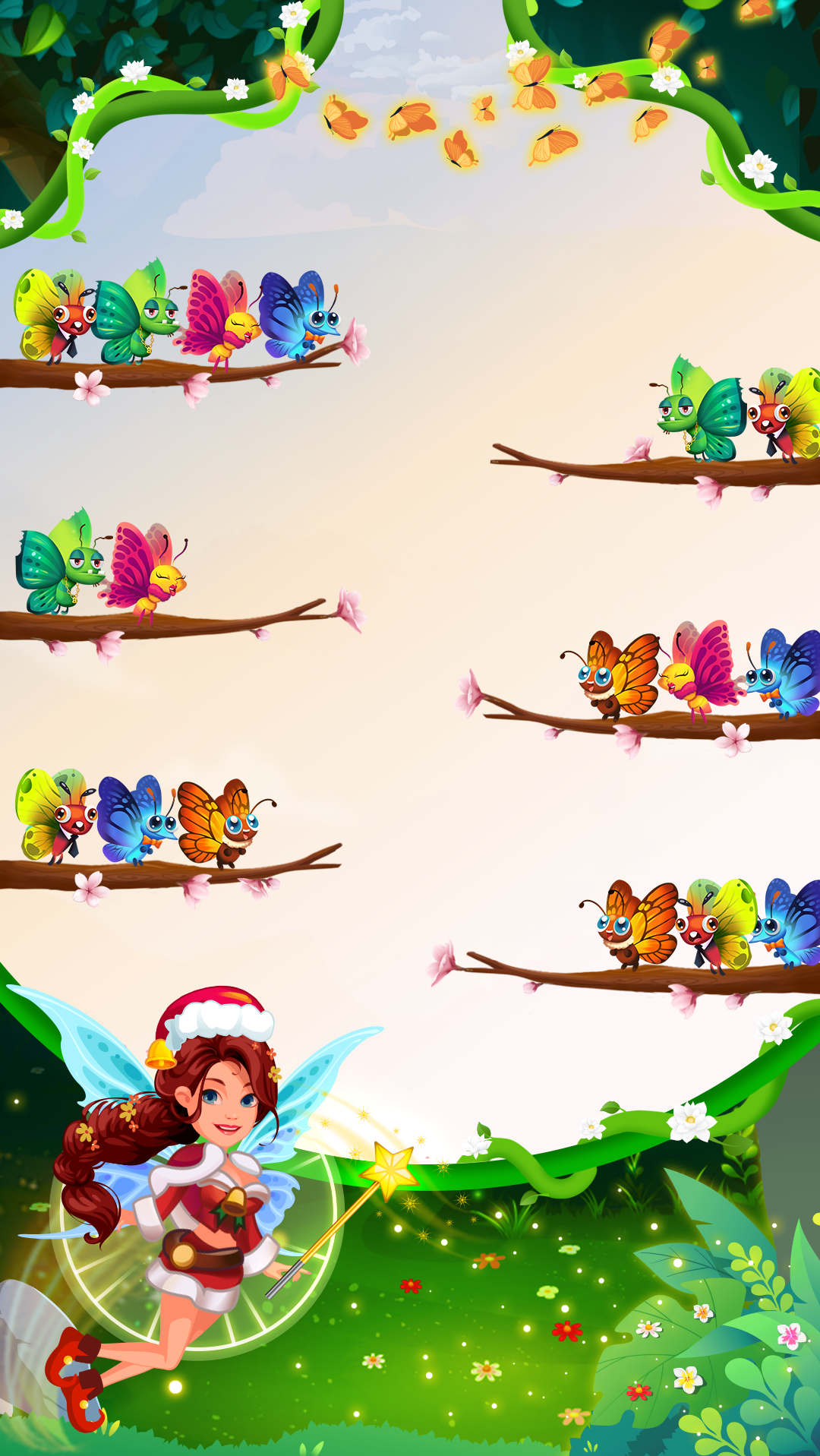 اسکرین شات 2 بازی Butterfly Sort - Sort Puzzle