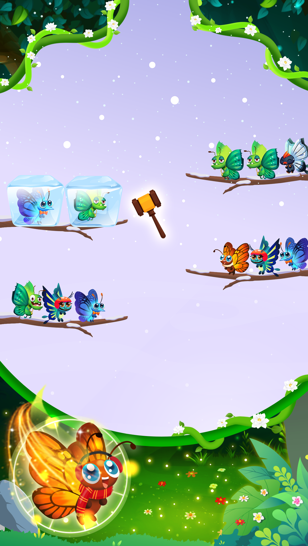 اسکرین شات 4 بازی Butterfly Sort - Sort Puzzle