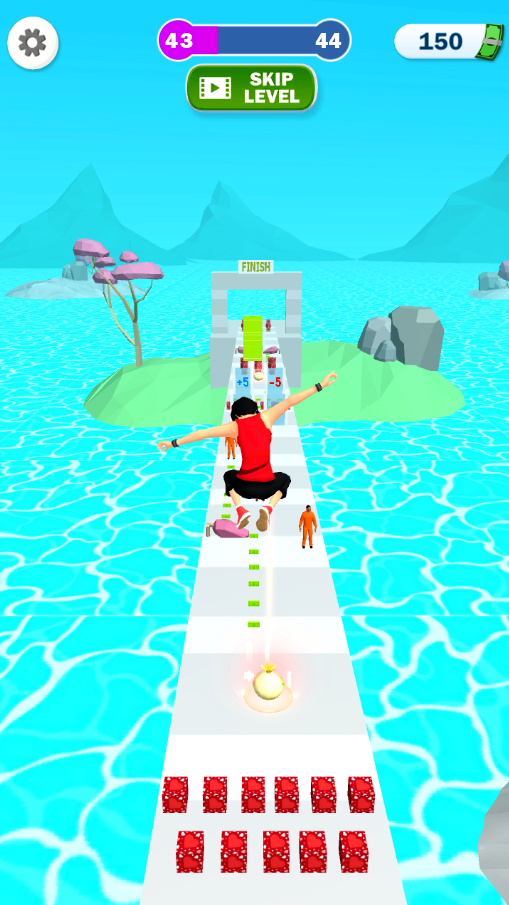اسکرین شات 3 بازی Money Run Rich 3D Girl Game